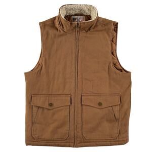 Heritage Brand Weatherproof Mens Canvas Work Vest - Harvest Tan - Medium